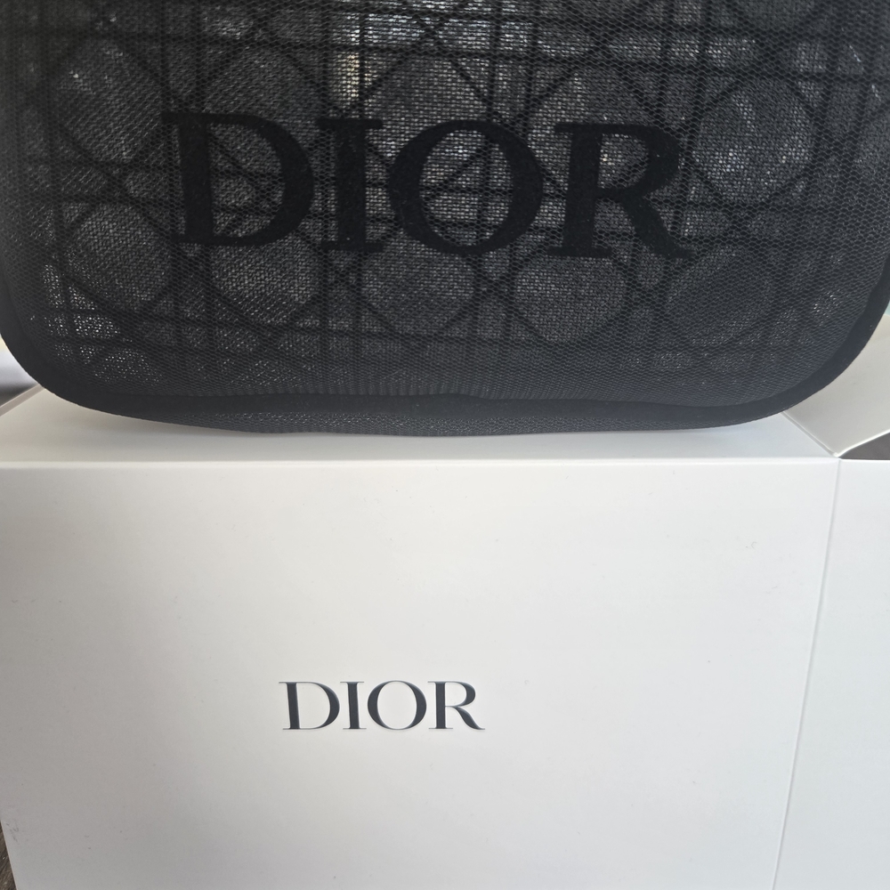 Dior Black Mesh Designer Bag